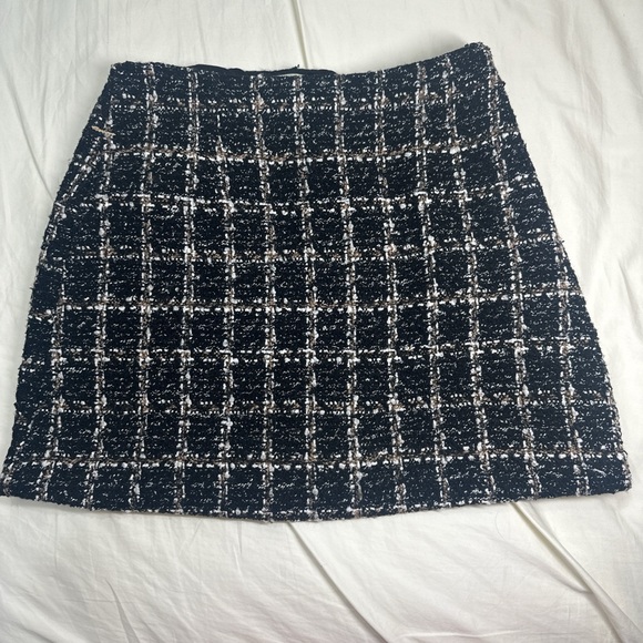 Abercrombie & Fitch Blue and White A-line Mini Skirt - Picture 1 of 2
